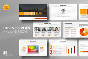 Business Plan PowerPoint Template, a Presentation Template by Design Vault (Thumbnail 1 of 8)