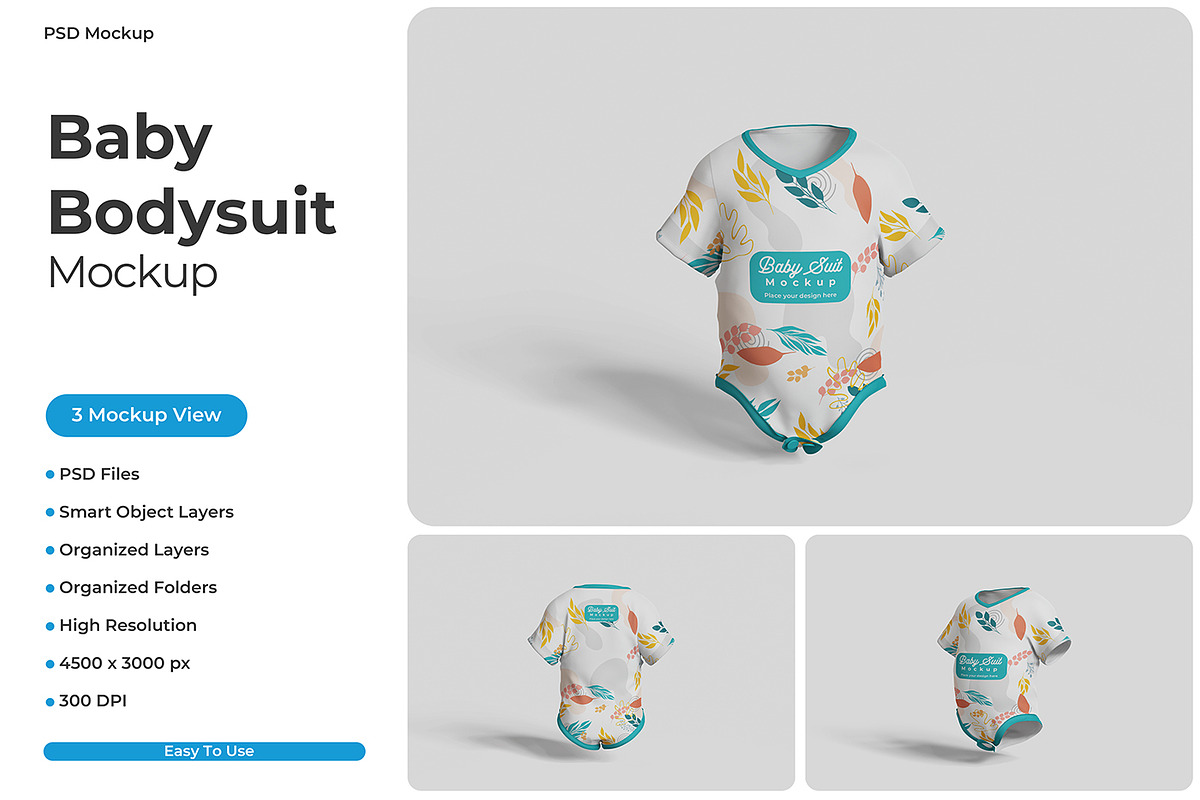 Baby Bodysuit Mockup, a Shirt Mockup by Pixie Creative (Photo 1 of 4)