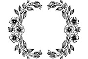 Floral HeartWreath Black Silhouet, a Person Illustration by Designer_Momina (Thumbnail 14 of 20)