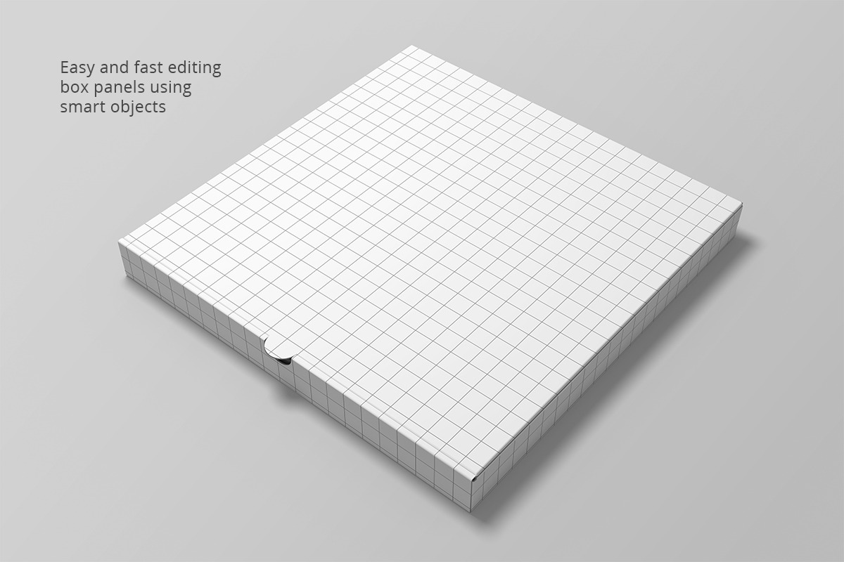 Pizza Box Mockup, a Packaging Mockup by Petr Stránský (Photo 12 of 16)