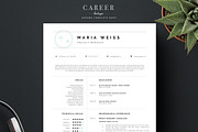 Modern Resume & CoverLetter Template, a Resume Template by careerboutique (Thumbnail 4 of 6)