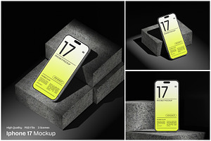 Iphone 17 Mockup, an iPhone Mockup by Unerispace