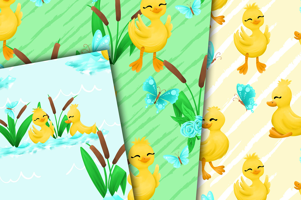 Little duckling, a Pattern Graphic by DarinaDigital (Photo 2 of 4)