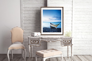 Styled Stock Photo, Frame mockup, a Print Template by HisariDS Mockup Design