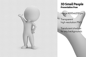 3D Small People - Presentation Pose