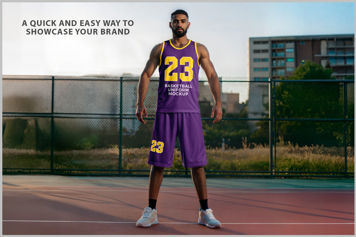 Basketball Player Mockup PSD, a Product Mockup by Bruno's Shop (Photo 2 of 4)