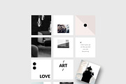 Instagram PUZZLE template - Minimal, a Social Media Template by CreativeFolks (Thumbnail 2 of 6)