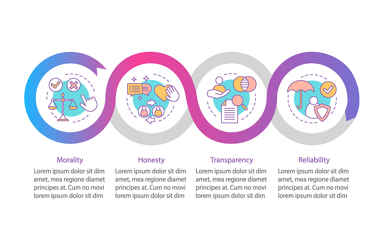 Corporate policy vector infographic, a Templates & Theme by IMG Visuals