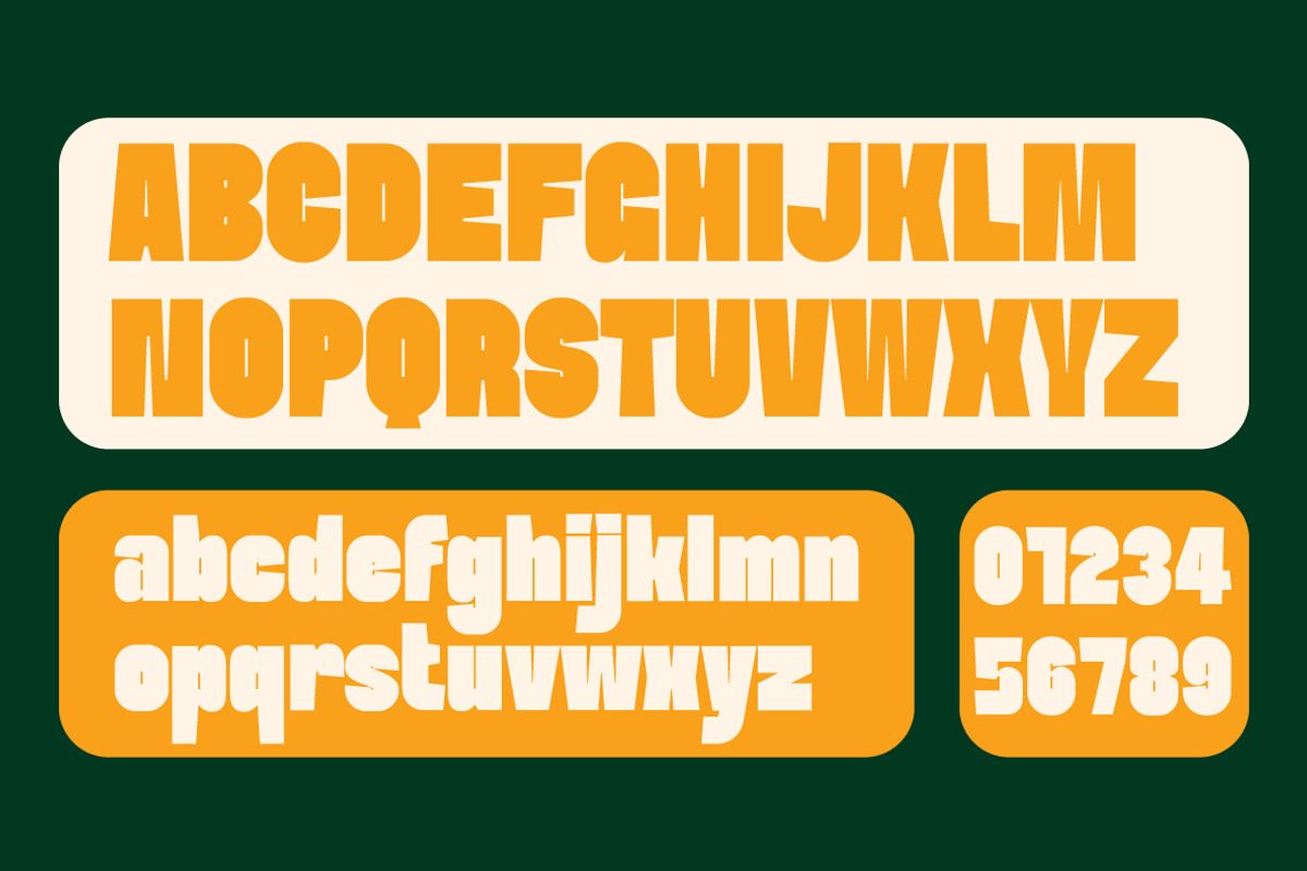 Khattalib - Display Heavy Sans Serif, a Sans Serif Font by Nian Keun Studio (Photo 4 of 10)