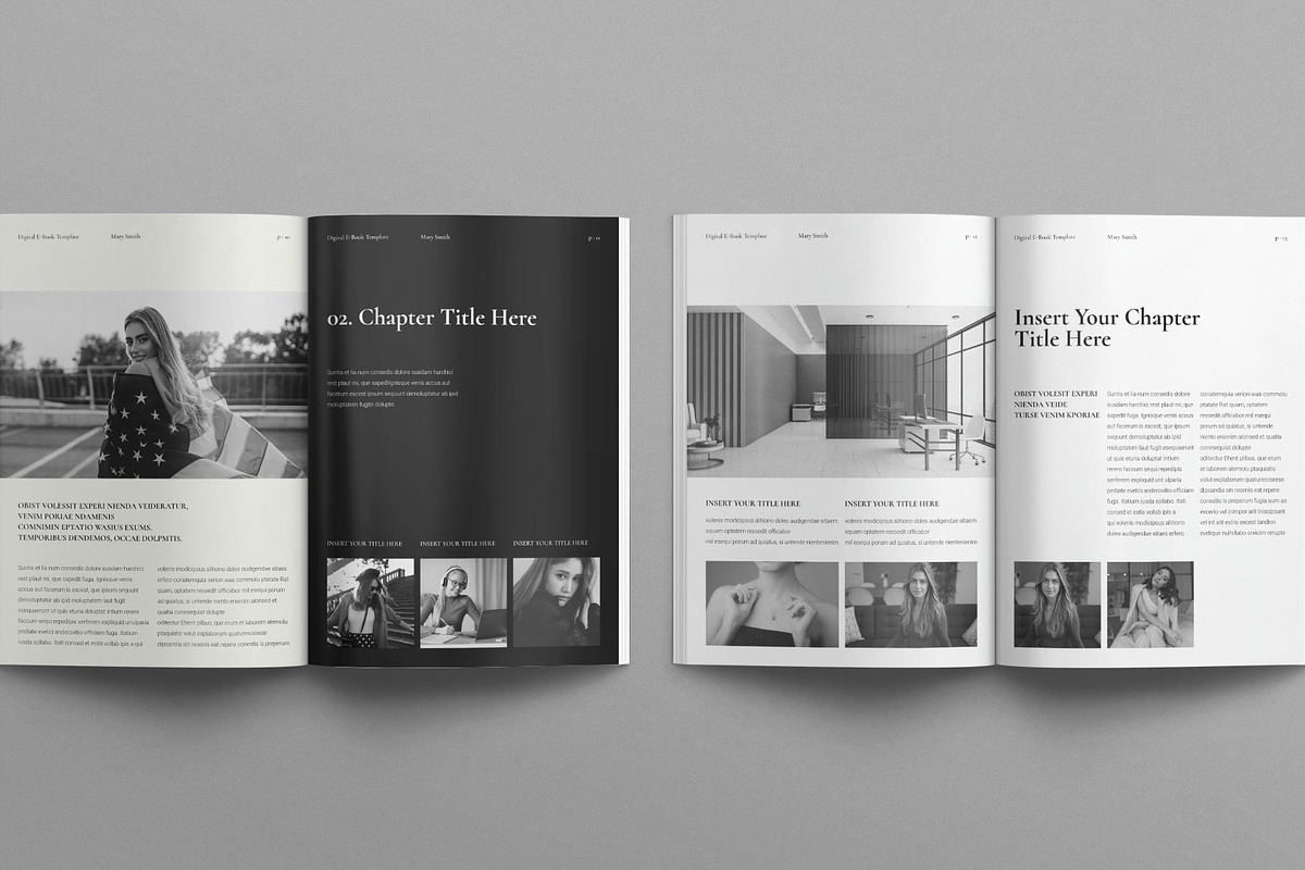 Digital E-Book Design Template, a Magazine Template by E-Type (Photo 5 of 7)