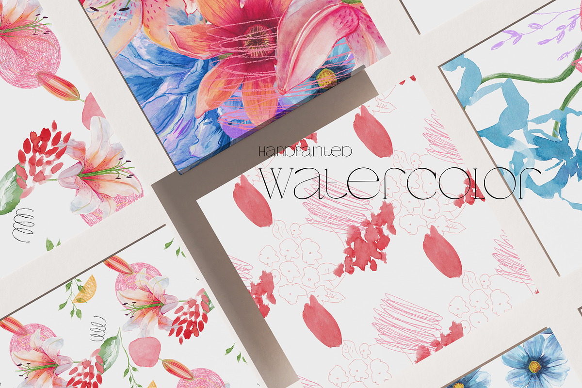 Meadow florals & abstract line art, an Illustration by January Bloom (Photo 9 of 11)