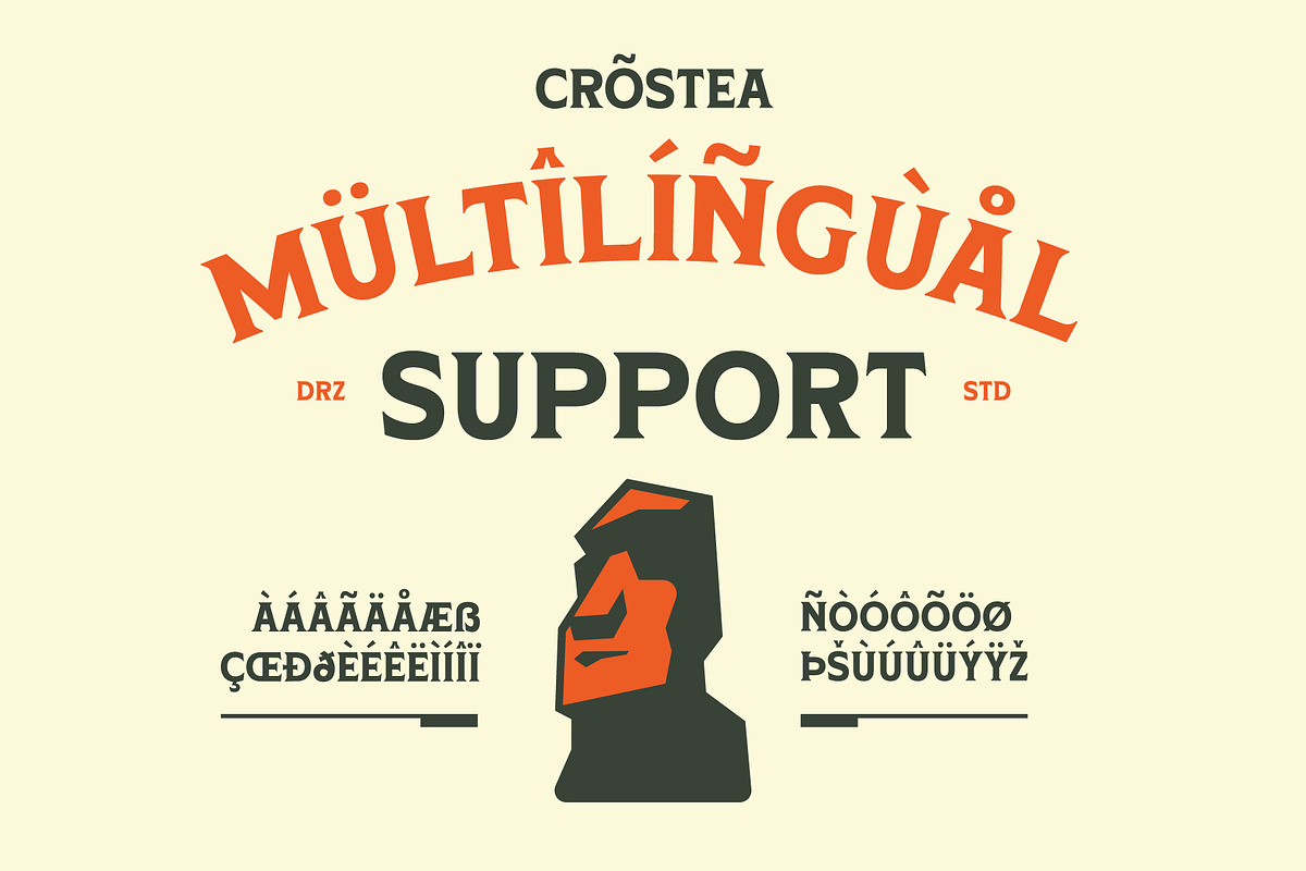 Crostea – Retro Display Serif Font, a Serif Font by Drizy (Photo 12 of 20)