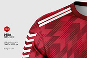 Soccer Jersey kit Mockup, an Apparel Mockup by Mildstudio (Thumbnail 6 of 6)