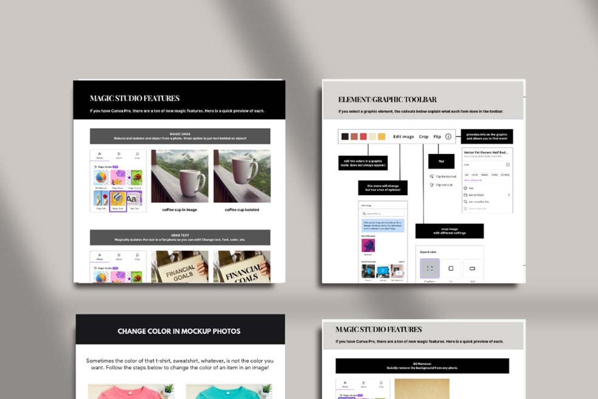 Canva Pro Book Guide, a Marketing Template by Brand Your Biz Co. (Photo 3 of 5)
