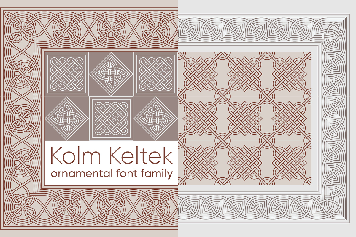 Kolm Keltek, a Symbol Font by 2DTypo (Photo 2 of 6)