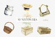 Summer sunflowers collection, an Illustration by ReachDreams (Thumbnail 6 of 7)