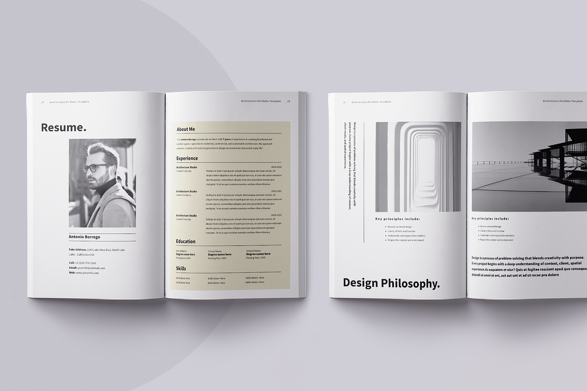 Architecture Portfolio | Canva, a Brochure Template by ArtisticLand (Photo 5 of 12)