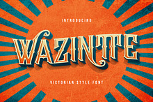 Wazintte - Victorian Style Font