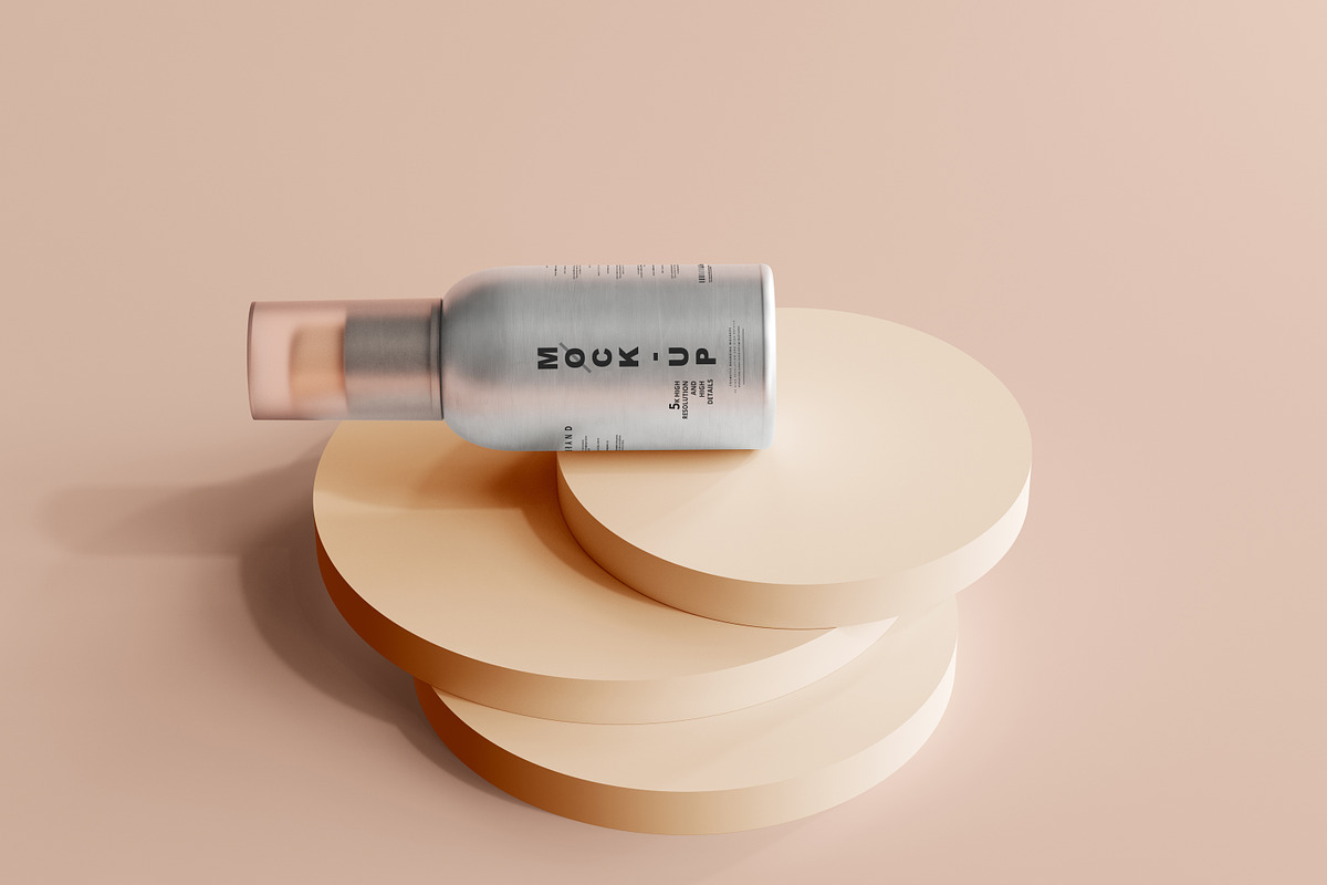 Aluminum Cosmetic Mockup Bundle, a Cups & Container Mockup by pmvch (Photo 127 of 206)