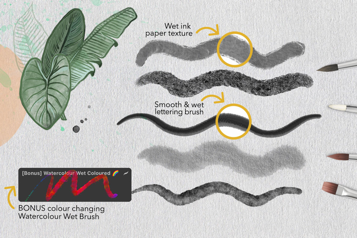 Essentials for Calligraphy-Procreate, a Brush Add-On by iPad Calligraphy (Photo 7 of 16)