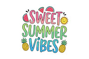 Summer Vacation Quotes, a Seasonal Illustration by Artivon (Thumbnail 6 of 11)