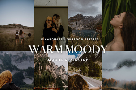 Warm Moody Lightroom Presets, a Preset Add-On by PixaSquare