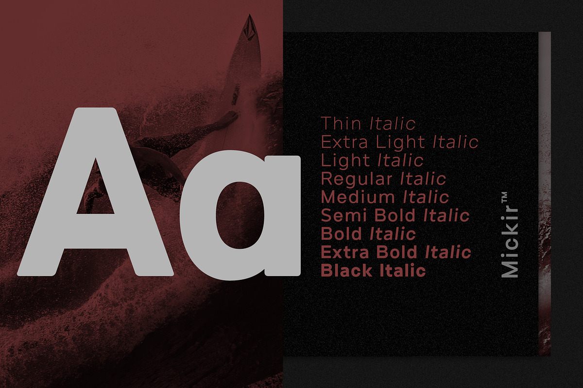 Mickir, a Sans Serif Font by OWL KING (Photo 6 of 8)