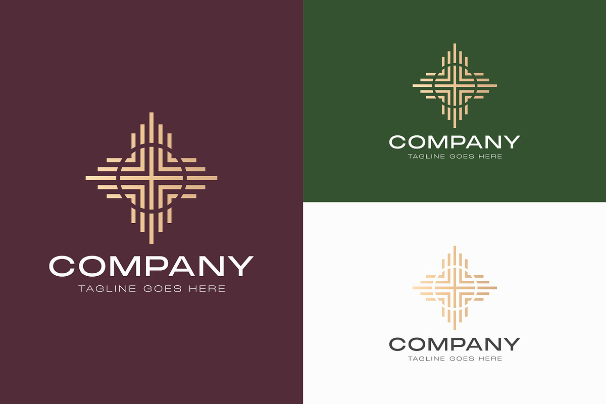 Elegant Geometric Gold Logo, a Branding & Logo Template by Signatoro (Photo 1 of 4)