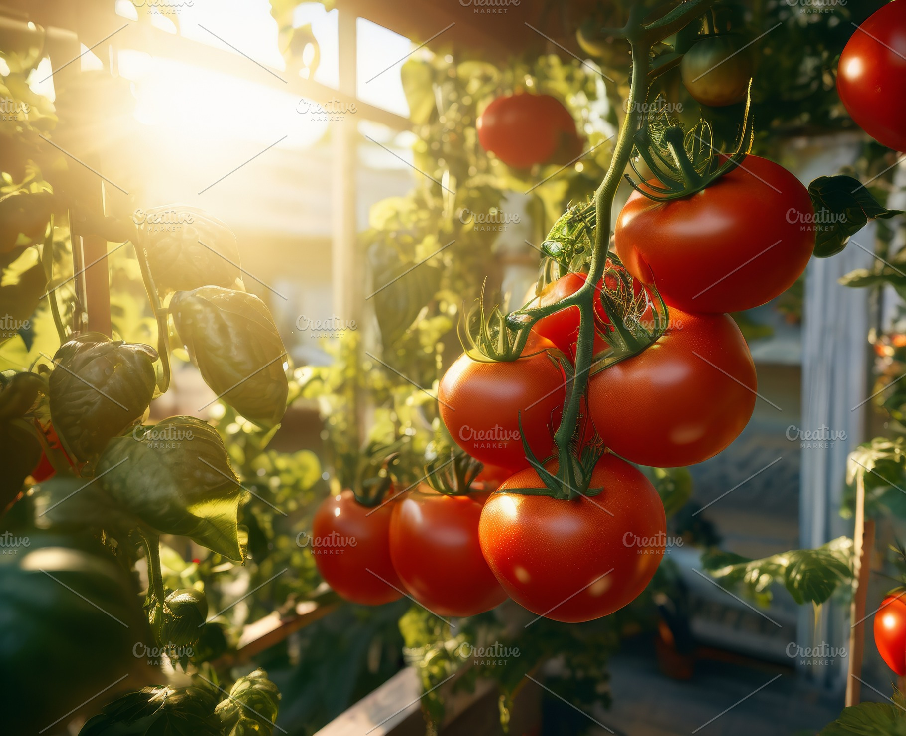 Balcony garden with cherry tomatoes, a Food & Drink Photo by Fascinadora