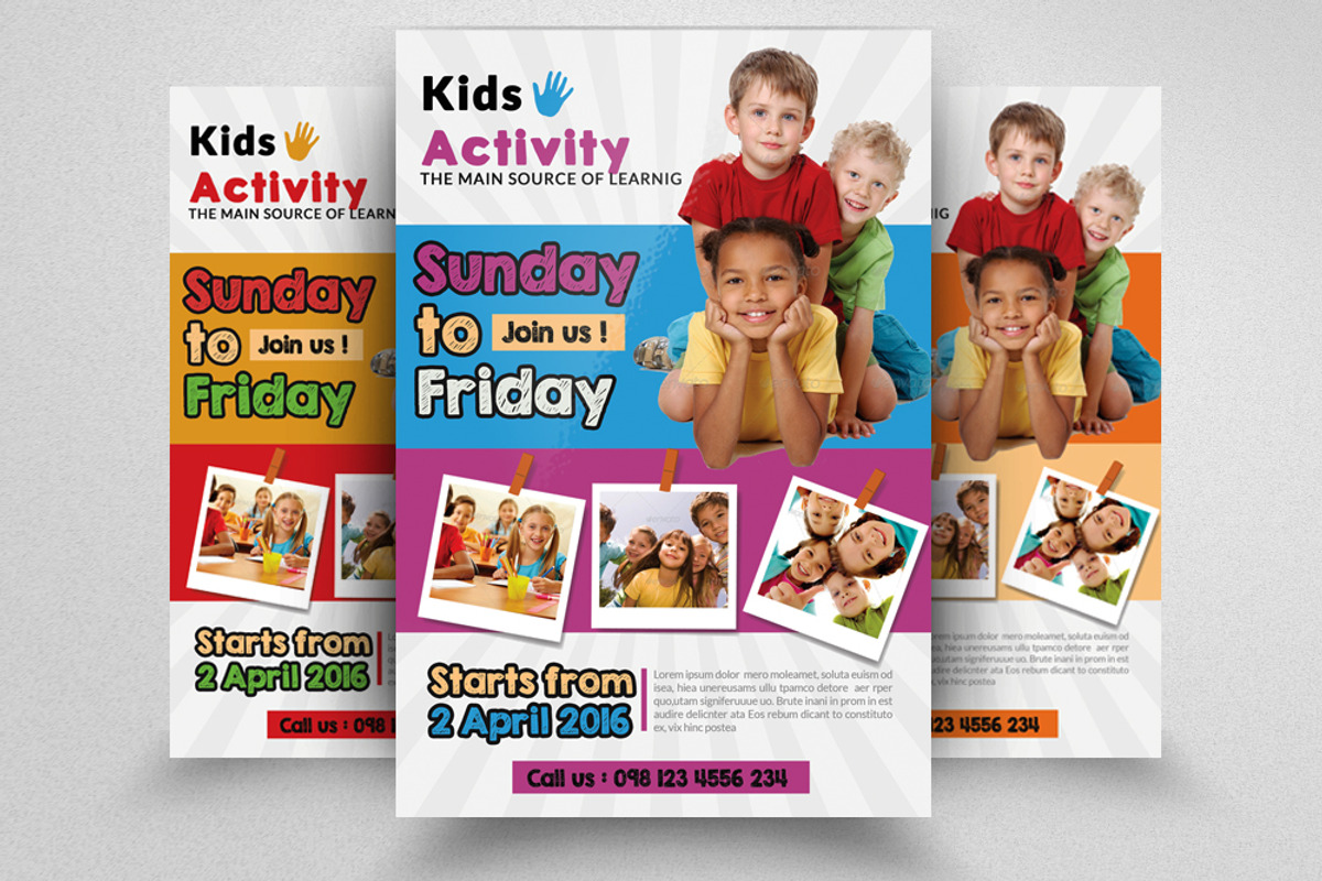 Kids Activity Flyer Templates, a Flyer Template by Business Flyers