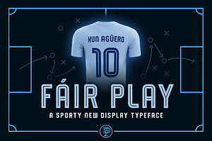 Fair Play - A Powerful Display Font