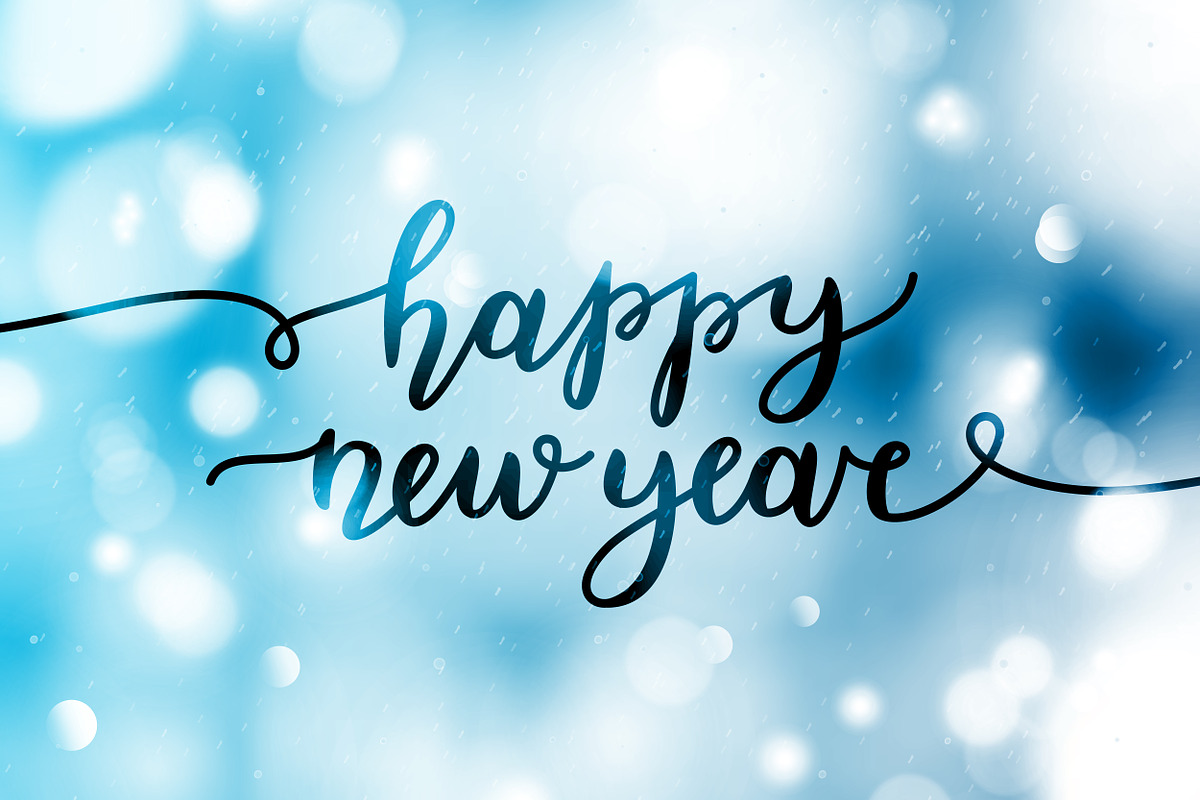 Happy New Year, 6 greeting cards, a Card Template by redcollegiya design (Photo 4 of 6)