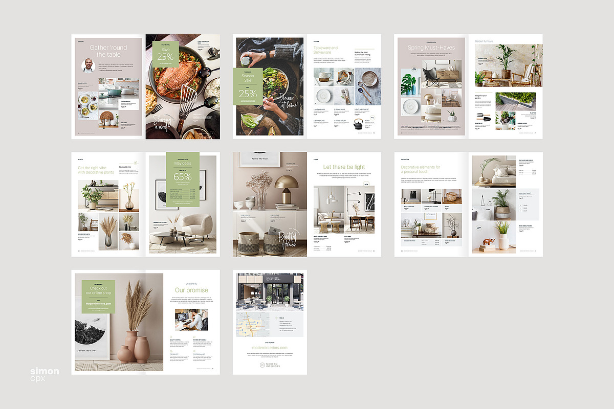 Product Catalog, a Brochure Template by Type Here Studio (Photo 20 of 20)
