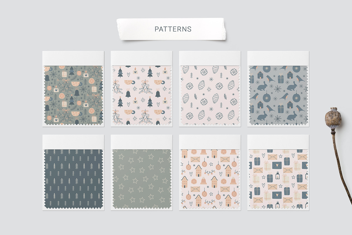 Cozy Winter Christmas Collection, a Seasonal Illustration by Little Nordic Atelier (Photo 4 of 8)