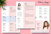 Modern CV Bundle / Resume - Lucy, a Resume Template by Templates Design Co. (Thumbnail 4 of 17)