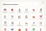 3D Festival & Day Icons, an Emoji Icon by River Visual (Thumbnail 2 of 5)