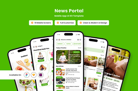 WellNest - News Design Template
