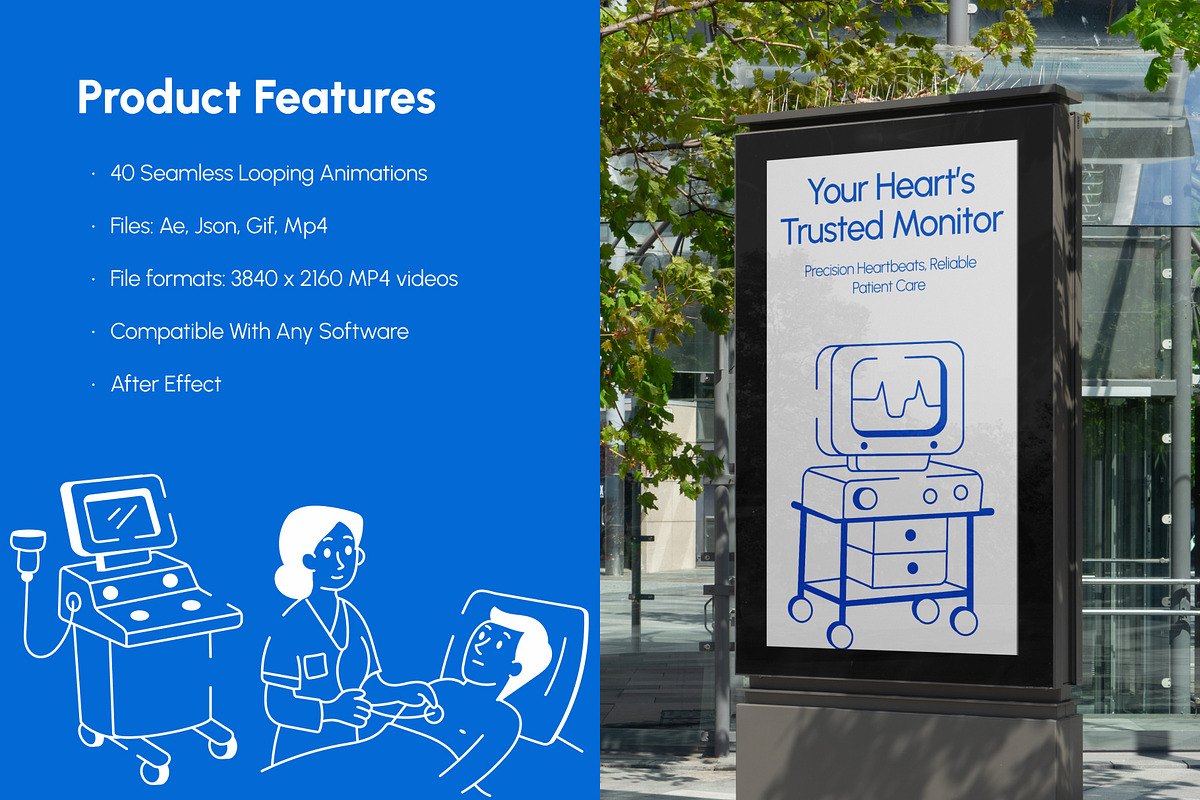 Animated Nursing Doodles Icons, an Outline Icon by Vectors Market (Photo 2 of 4)