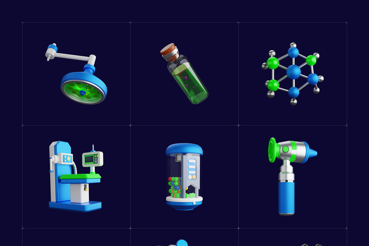 3D Medical Icons Collection, a Duotone Icon by Vectors Market (Photo 10 of 10)
