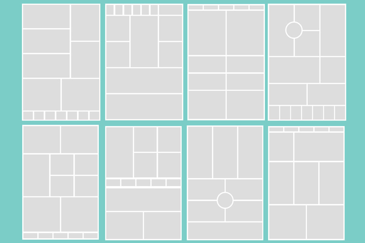 15 Pinterest Mood Board Templates V2, a Social Media Template by Creativetacos (Photo 4 of 5)