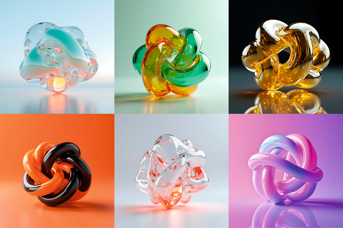 3D ABSTRACT KNOTS, an Object 3D Model by VaivaJaloveckienė (Photo 2 of 3)