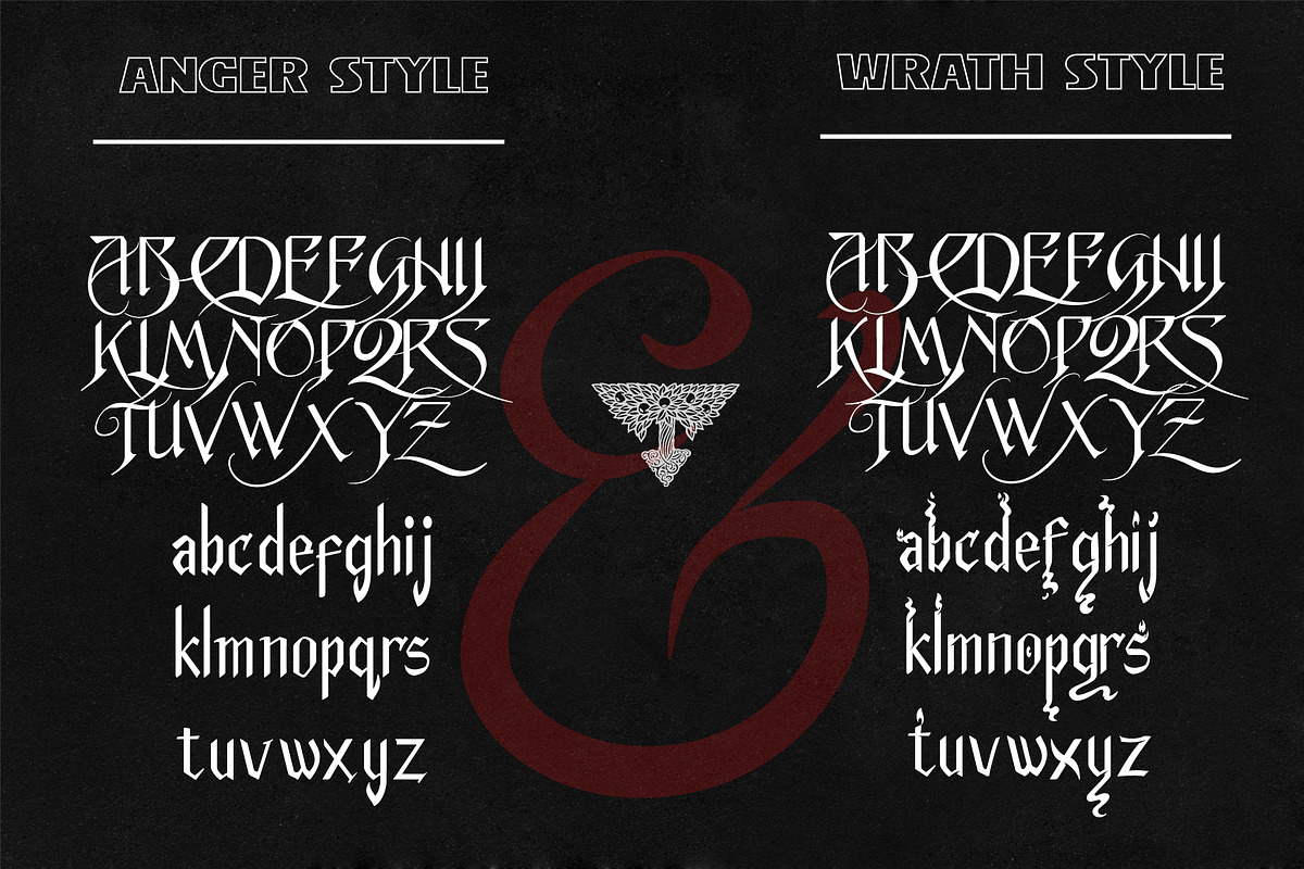Anger & Wrath | Duo Emotion Fonts, a Font by Omaikraf Studio (Photo 5 of 5)