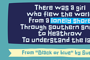 Lonely Shore, a Handwritten Font by pizzadudedotdk (Thumbnail 5 of 10)