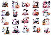 Halloween Ghost PNG Clipart, an Illustration by Designworld (Thumbnail 2 of 5)