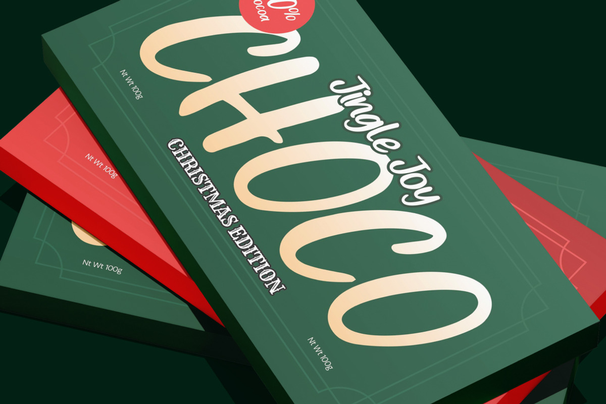 Jinggle Joy Christmas Script Font, a Font by Vadovastd (Photo 7 of 7)