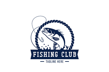 Fishing Club Logo Design preview 2