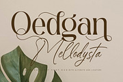 Qedgan Mellodysta A Modern Font Duo, a Serif Font by Storytype Studio (Thumbnail 1 of 15)
