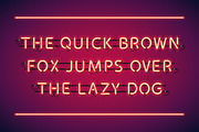 Red Glowing Neon Type, a Decorative Illustration by Voysla's Shop (Thumbnail 1 of 5)