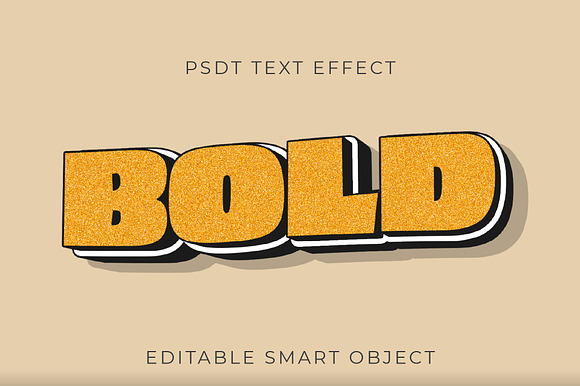 Comic Glitter 3D Text Effect preview 2