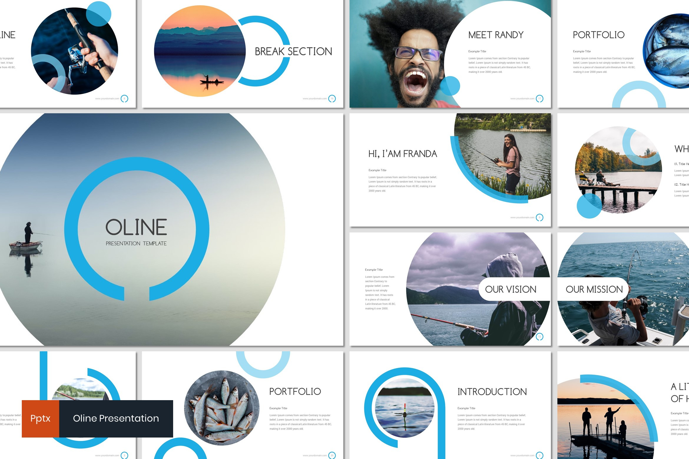 Oline - Powerpoint Template, a Presentation Template by inspirasign